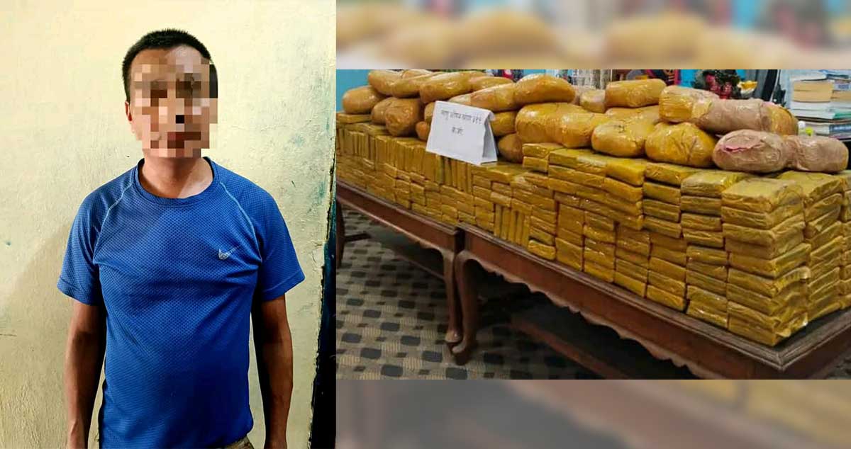 पर्सामा ३१९ किलोग्राम चरेससहित ट्रक चालक पक्राउ