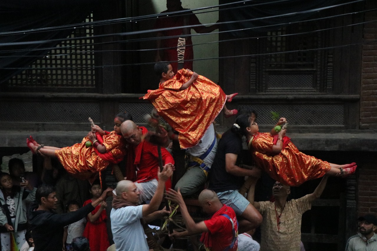 ऐतिहासिक ‘मचाती’ त्रिशुल जात्रा सम्पन्न 