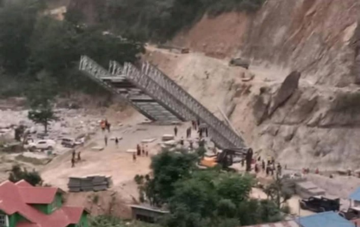 निर्माणाधीन बेलिब्रिज भाँचियो, ३ जनाको मृत्यु, ३ गम्भिर घाइते