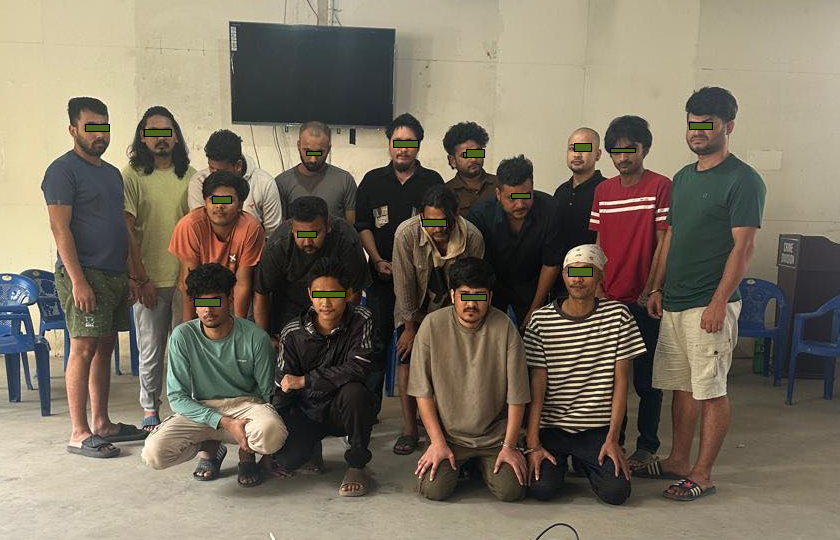 अनलाइन सट्टेबाजीमा संलग्न आरोपमा १७ जना पक्राउ