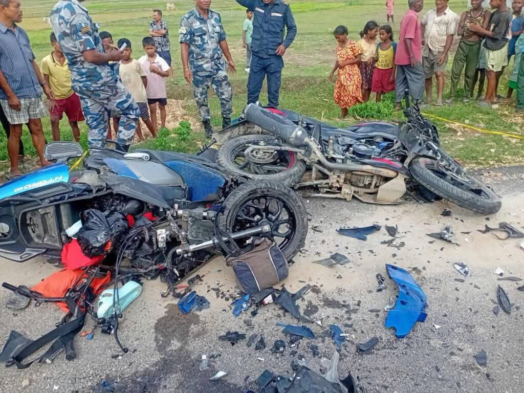 बाह्रदशीमा भएको दुर्घटनामा दुईजनाको मृत्यु