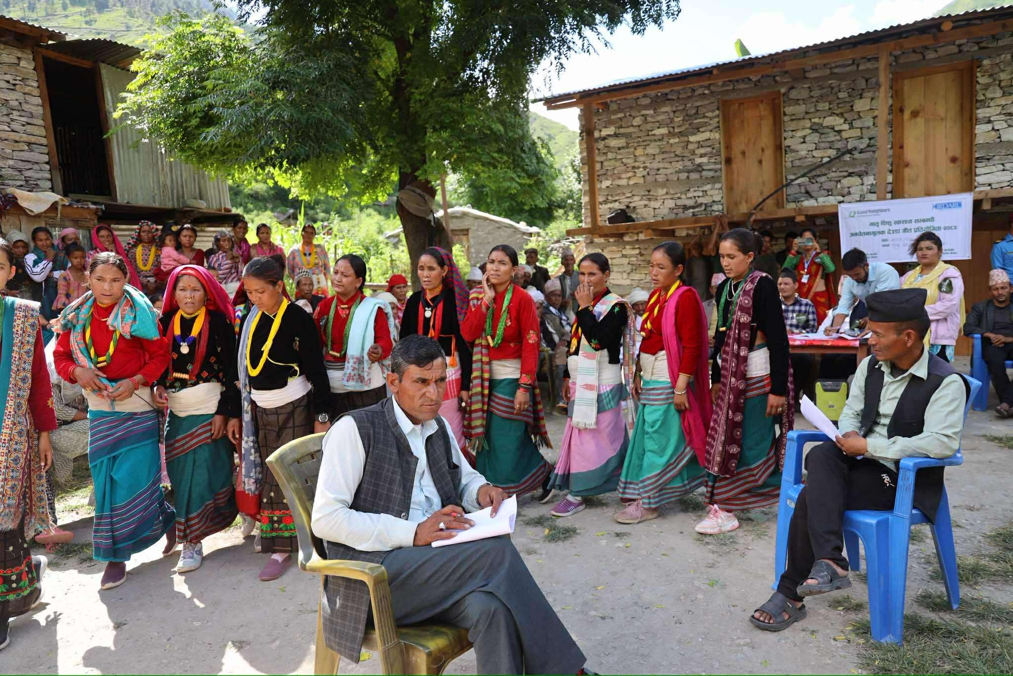 स्वास्थ्य सन्देश बोकेको देउडा गीत, लक्षित मातृ–शिशु सुरक्षा