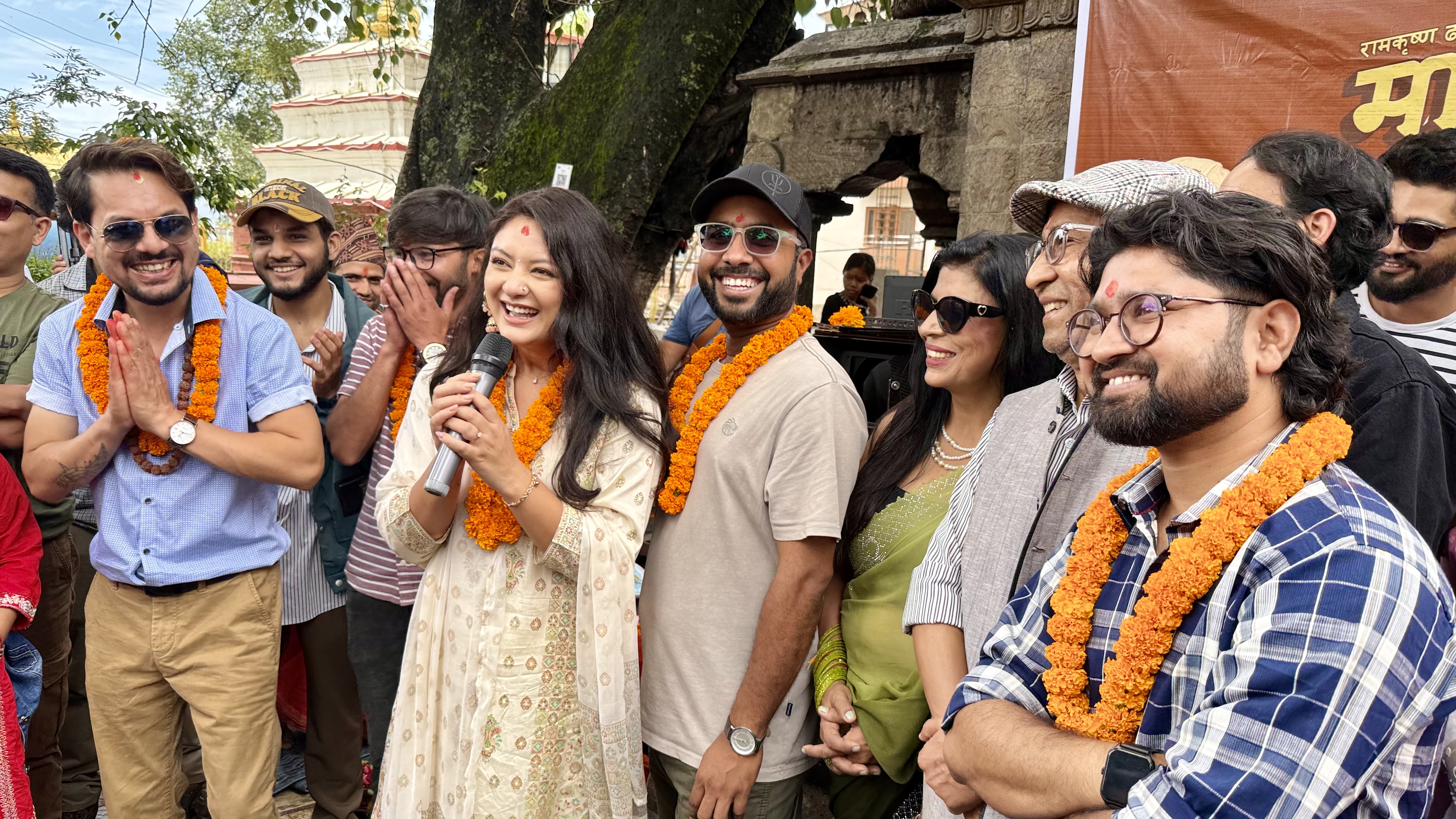 विजय र वर्षाको अभिनय रहने चलचित्र ‘मालती मंगले’को शुभ मुहूर्त