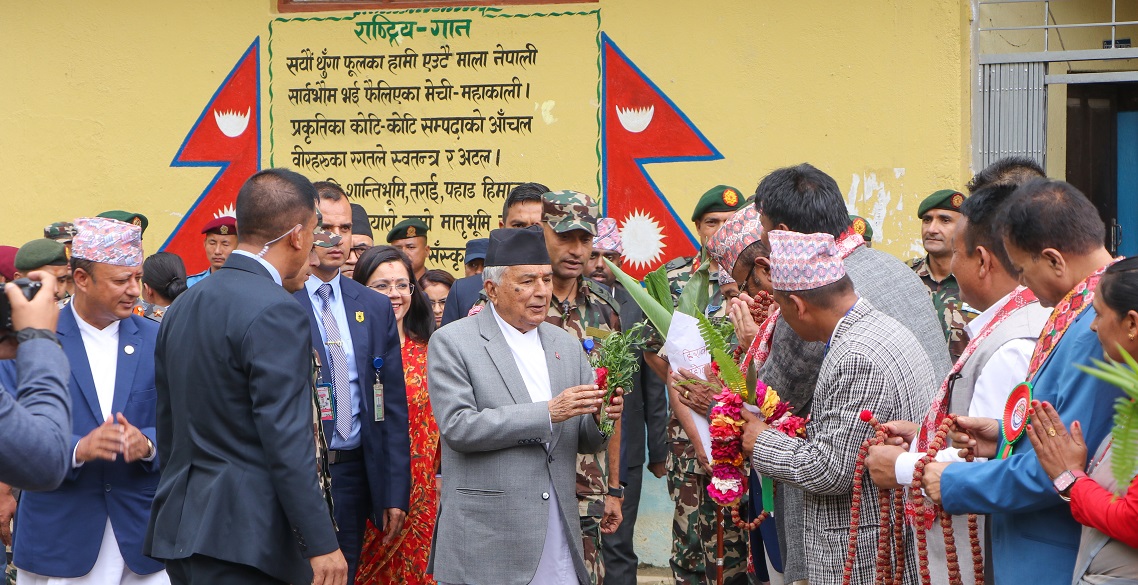 राष्ट्रपति पौडेल मादीमा, ‘हीरक महोत्सव’ मा सहभागी हुन विशेष समारोहमा उपस्थित