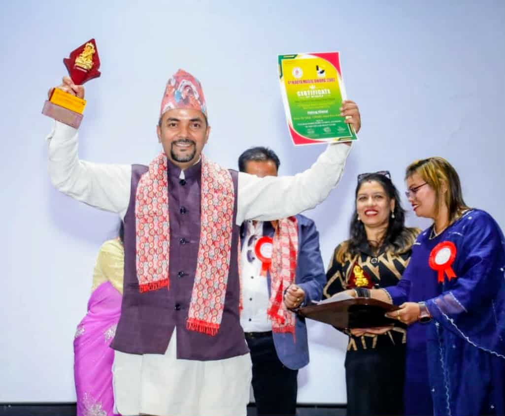काव्य म्युजिक अवार्डमा मोतिराजको तिजगीत ‘छड्के कपाल’ उत्कृष्ट घोषित