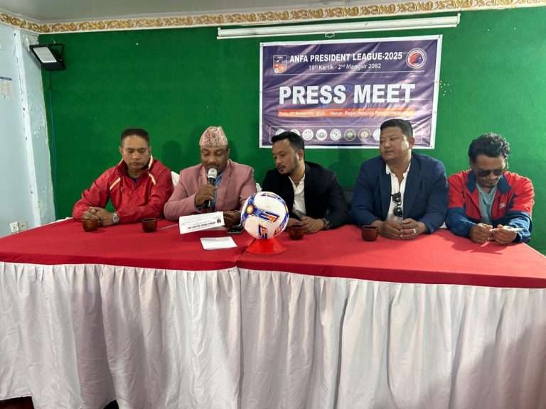 ६ वर्षपछि हेटौंडामा एन्फा प्रेसिडेन्ट लिग २०२५ हुँदै ६ वर्षपछि हेटौंडामा एन्फा प्रेसिडेन्ट लिग २०२५ हुँदै