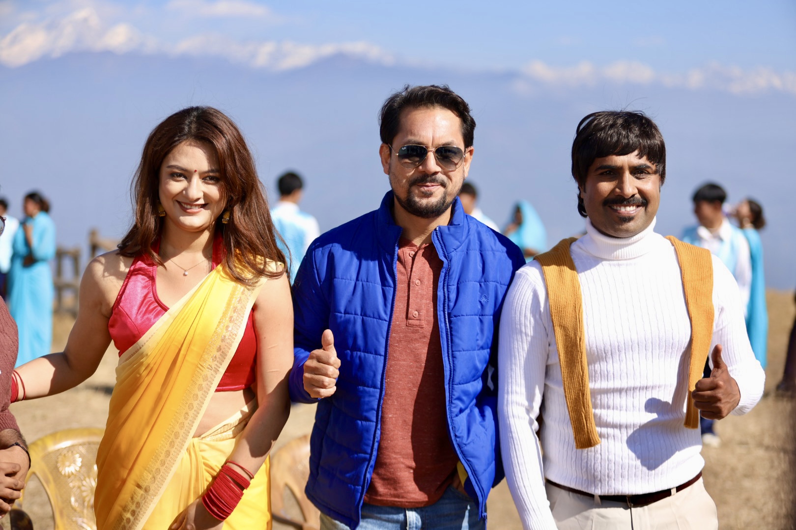 जर्सिङ पौवा र इन्द्रावतीमा ‘मालती मङ्गले’को गीत छायाङ्कन, रोमान्टिक भेटिए विजय र वर्षा