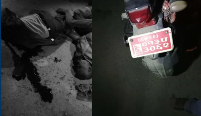 ट्याक्टरको ठक्करबाट मोटरसाइकल चालकको मृत्यु, एक गम्भीर