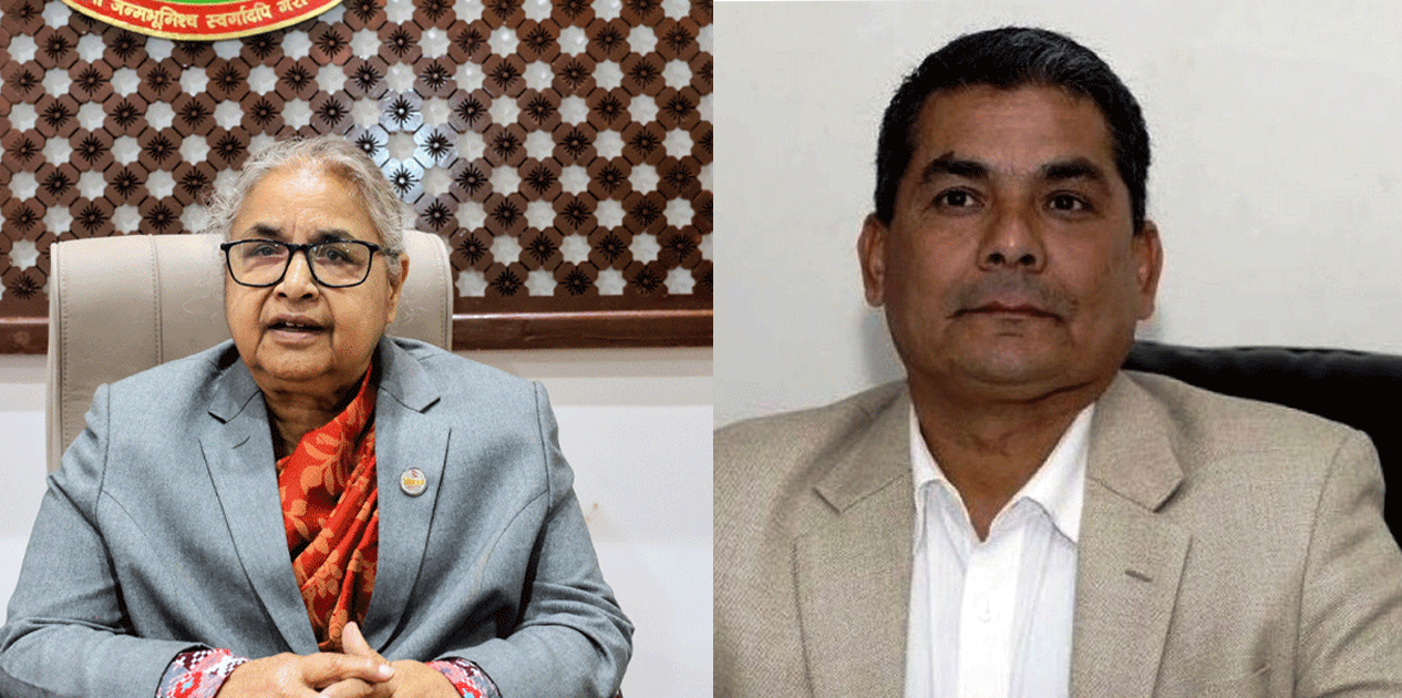 प्रधानमन्त्री कार्की र दुर्गा प्रसाईंबीच वार्ता हुँदै