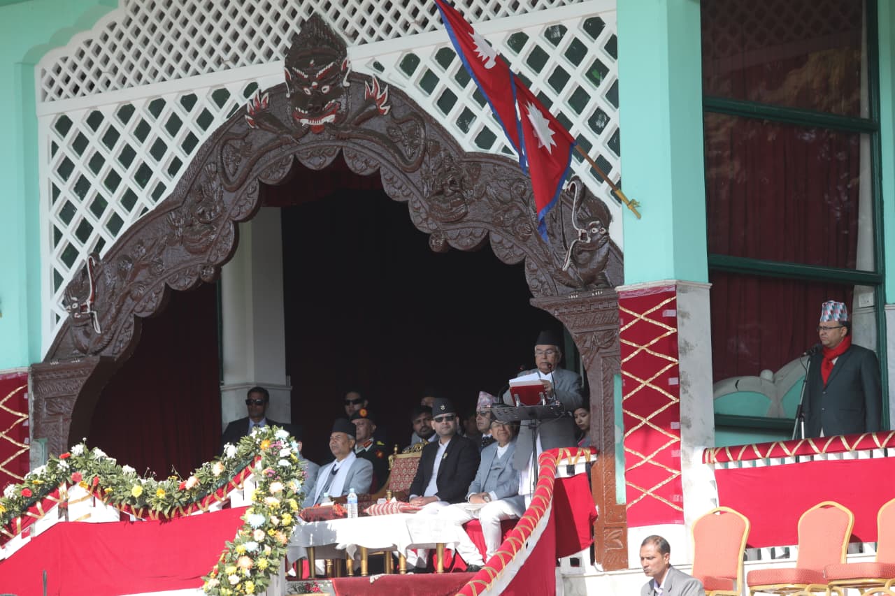 देश विकासका लागि नवीन सोच र चरित्रवान नेतृत्व आवश्यकः राष्ट्रपति पौडेल देश विकासका लागि नवीन सोच र चरित्रवान नेतृत्व आवश्यकः राष्ट्रपति पौडेल