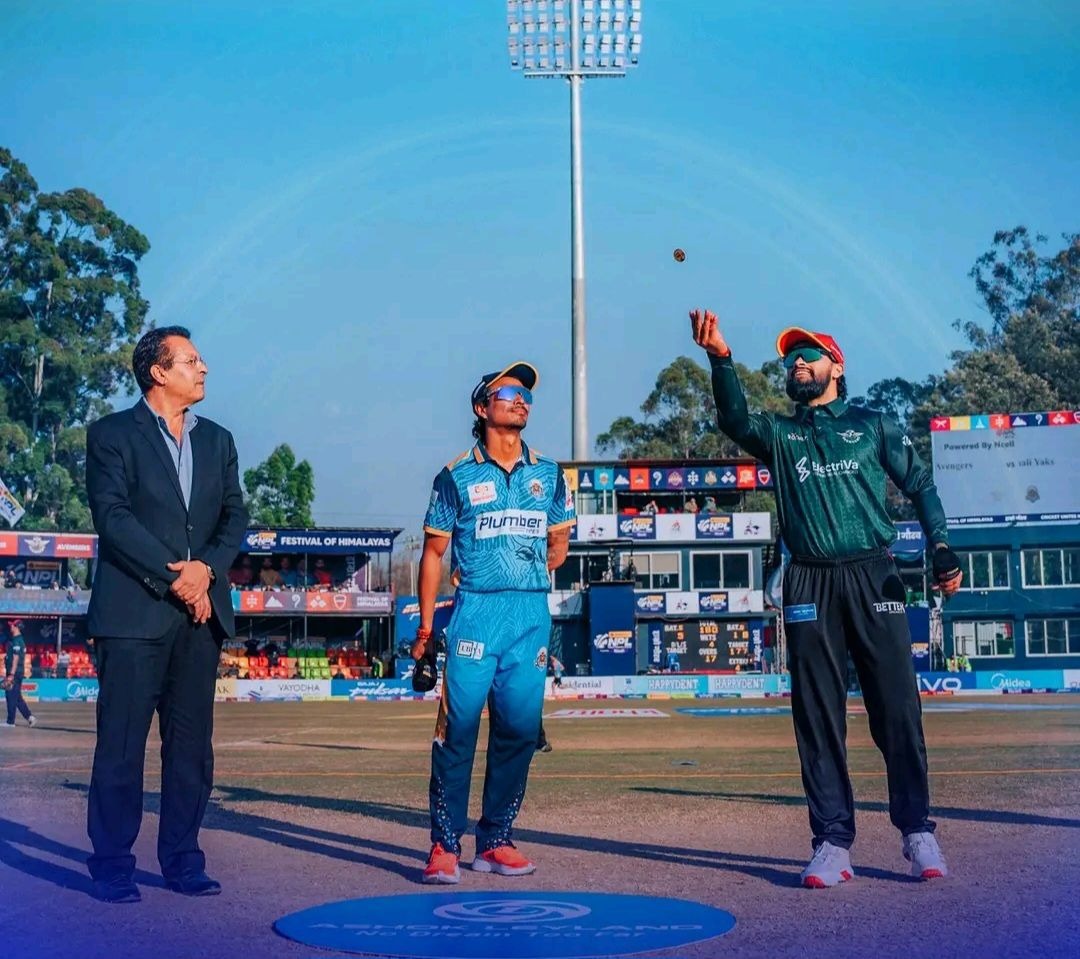 पोखरा एभेन्जर्सले कर्णाली याक्सलाई दियो २०२ रनको लक्ष्य