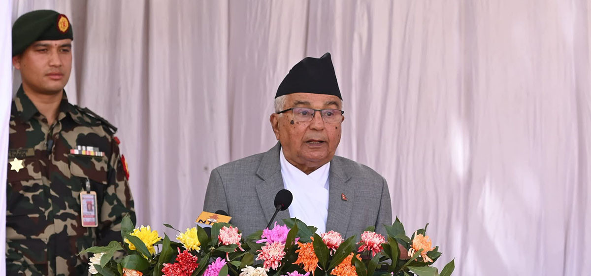 युवा सहभागिता र मुलुकको समृद्धिका लागि राष्ट्रपतिको आह्वान युवा सहभागिता र मुलुकको समृद्धिका लागि राष्ट्रपतिको आह्वान