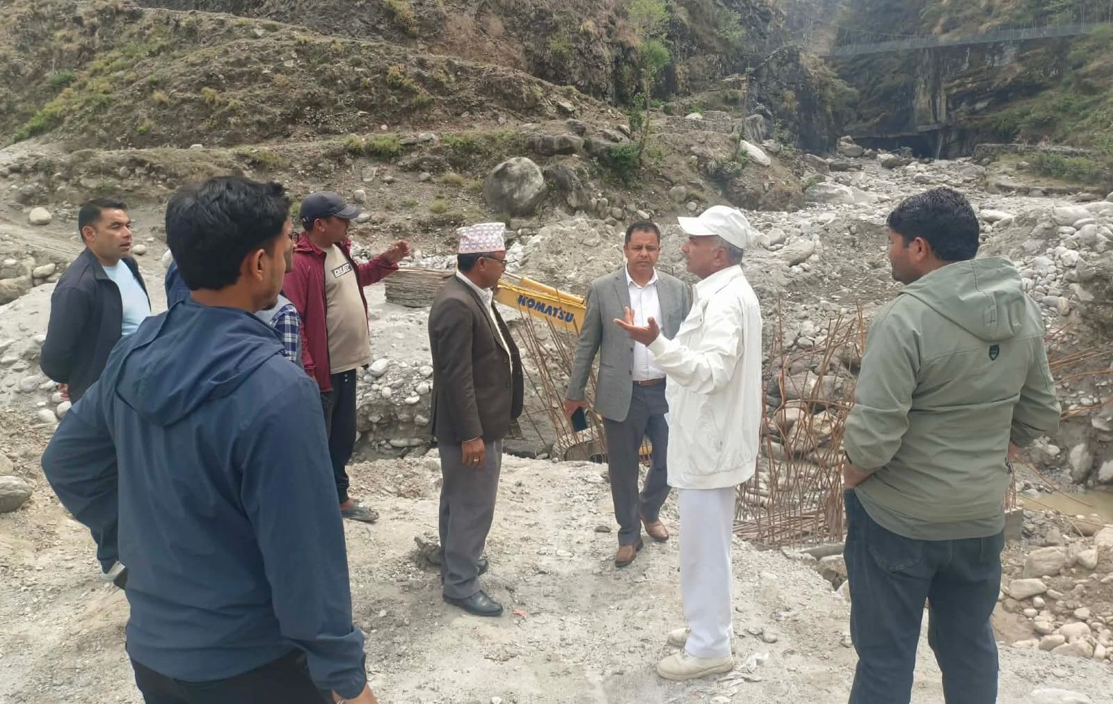 बाउली खोलामा पक्की पुल निर्माण कछुवा गतिमा, पाँच बर्षसम्मको प्रगति २१ प्रतिशत मात्र