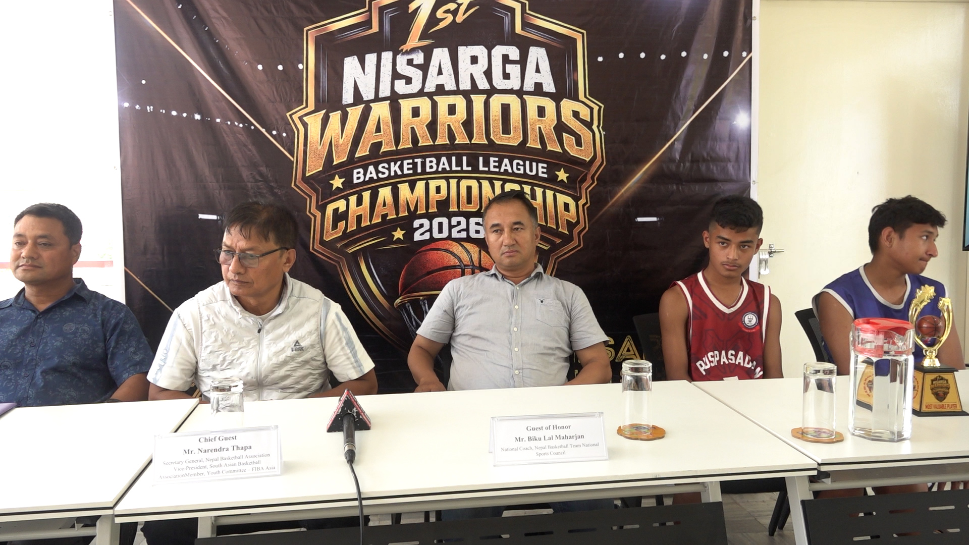 प्रथम निसर्ग वारियर्स बास्केटबल लिग च्याम्पियनसिपको उपाधि पुष्पा सदनलाई प्रथम निसर्ग वारियर्स बास्केटबल लिग च्याम्पियनसिपको उपाधि पुष्पा सदनलाई
