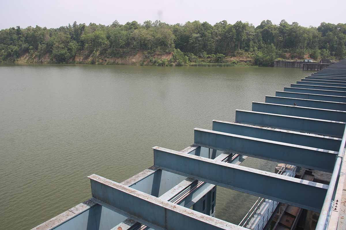 राष्ट्रिय गौरवको सिक्टा सिँचाइ आयोजनाको बाँध राष्ट्रिय गौरवको सिक्टा सिँचाइ आयोजनाको बाँध