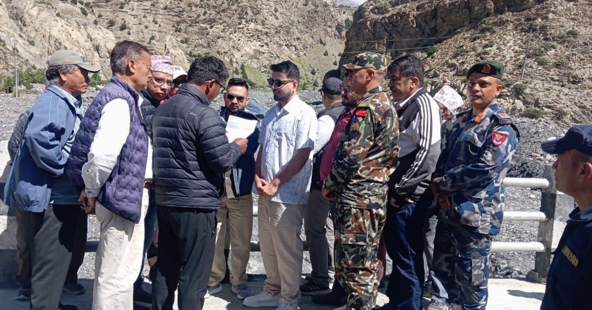 मन्त्री लम्सालद्वारा कर्णालीको सडक पूर्वाधारको अनुगमन मन्त्री लम्सालद्वारा कर्णालीको सडक पूर्वाधारको अनुगमन