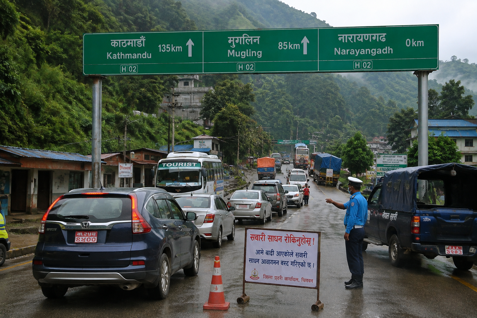केहीबेर रोकिएको काठमाडौँ–मुग्लिन–नारायणगढ सडक पुनः सञ्चालनमा केहीबेर रोकिएको काठमाडौँ–मुग्लिन–नारायणगढ सडक पुनः सञ्चालनमा